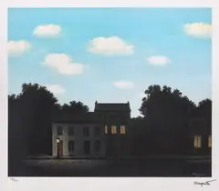 Imperiul luminii by René Magritte, cromolitografie, sold Feb 2021