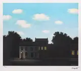 Imperiul luminii by René Magritte, cromolitografie, sold Feb 2021