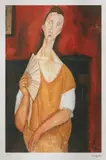 Amedeo Modigliani, Portretul doamnei Lunia Czechowska, cromolitografie