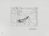 Minotaur by Pablo Picasso, litografie, sold Feb 2021