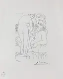 Muza artistului by Pablo Picasso, litografie, sold Feb 2021