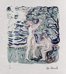 Neutralia by Edvard Munch, cromolitografie, sold Feb 2021