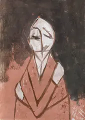 Florin Mitroi, Zile. 24.VII.1986, 1986, tempera pe hârtie