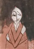 Florin Mitroi, Zile. 24.VII.1986, 1986, tempera pe hârtie