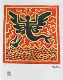 Keith Haring, Îngerul păzitor, cromolitografie