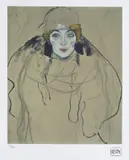 Gustav Klimt, Portret de femeie, cromolitografie