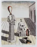 Muza tulburată by Giorgio de Chirico, cromolitografie, sold Feb 2021