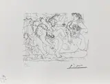 Muze by Pablo Picasso, litografie, sold Feb 2021