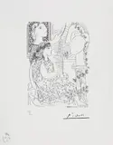 Modelul by Pablo Picasso, litografie, sold Feb 2021