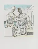 Interviu secret by Giorgio de Chirico, cromolitografie, sold Feb 2021