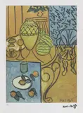 Interior galben și albastru by Henri Matisse, cromolitografie, sold Feb 2021