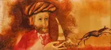 Vânător by Petre Velicu, 1988, ulei pe placaj, sold Jan 2021