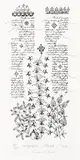 Plante by Ștefan Câlția, 2020, serigrafie, sold Jan 2021