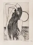 Marcel Chirnoagă, Adorație, 1963, acvaforte și acvatintă