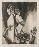 Marcel Chirnoagă, Scenă mitologică, acvaforte și acvatintă