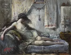 Aurel Vintilescu, Muză, 1911, ulei pe lemn
