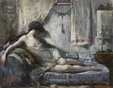 Aurel Vintilescu, Muză, 1911, ulei pe lemn