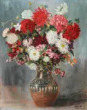 Aurel Fratila, Cârciumărese, 1930, ulei pe carton