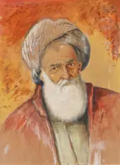 Constantin Jiquidi, Portret de turc, 1898, acuarelă pe hârtie