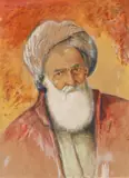 Constantin Jiquidi, Portret de turc, 1898, acuarelă pe hârtie