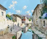 José Paya Sanchis, Stradă din Liria, ulei pe pânză