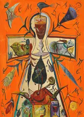 Emblemă by Ștefan Pelmuș, 2009, ulei pe pânză, sold Jan 2021