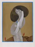 Dansatoarea by Samy Briss, cromolitografie, sold Jan 2021