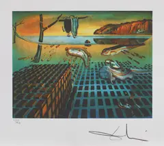 Salvador Dalí, Dezintegrarea persistenței memoriei, cromolitografie