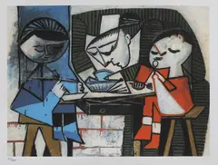 Pablo Picasso, Mic dejun, cromolitografie