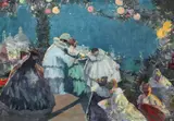 Romolo Leone, Bal mascat, ulei pe pânză
