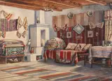Hans Aescher, Interior tradițional