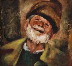 Gheorghe Vrăneanțu, Moș Gheorghe, 1972, ulei pe pânză