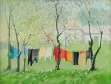Constantin Daradici, Rufe la soare, ulei pe pânză