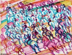 Cavalcada by Magdalena Rădulescu, cariocă pe piele sintetică, offered Nov 2020