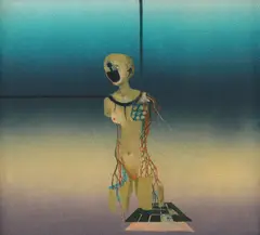Paula Ribariu, Muză, 1976, ulei pe pfl