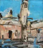 Vasile Mureșan Murivale, Veneția, 1994, ulei pe pânză