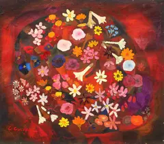 Primăvară by Constanţa Crişan, ulei pe pânză, sold Nov 2020