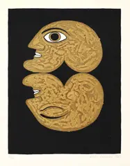 Signe by Victor Brauner, 1963, cromolitografie, sold Oct 2020