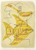Victor Brauner, Traces et Interstices, 1963, cromolitografie