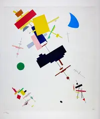 Supremus N56 by Kasimir Malevich, cromolitografie, sold Oct 2020