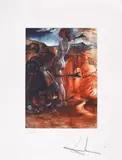 Costum pentru un nud cu coadă de pește by Salvador Dalí, cromolitografie, sold Oct 2020