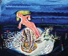 Victor Brauner, Sirena, 1925-1927, ulei pe carton