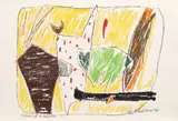 Marcel Janco, Les amis sont les crocodiles, 1968, serigrafie