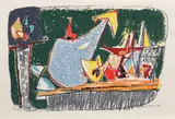 Marcel Janco, Stamate Et L’Entonnoire, serigrafie