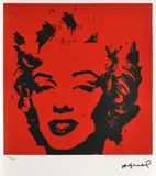 Marylin by Andy Warhol, cromolitografie, sold Oct 2020