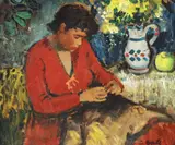 Francisc Gall, Femeie cu pisică
