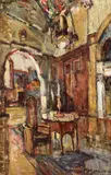 Gheorghe Petrașcu, Interior la Târgoviște