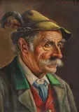 Walter Roessler, Bavarez, ulei pe lemn