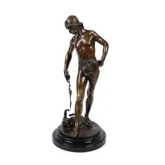 Léopold Steiner, Jocul cu pisica, bronz