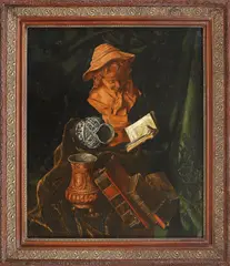 Jan van Mierlo, Memento mori, 1895, ulei pe carton